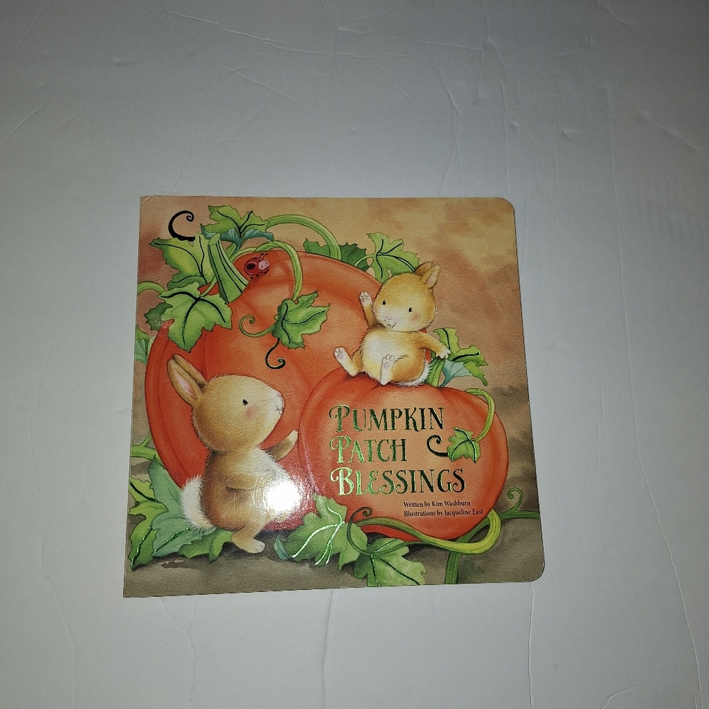 Pre-Owned Pumpkin Patch Blessings Board Book by Kim Washburn Ages 2-6